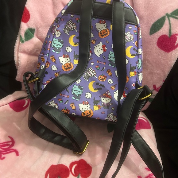 Loungefly Sanrio Hello Kitty Purple Halloween Backpack - Picture 2 of 5